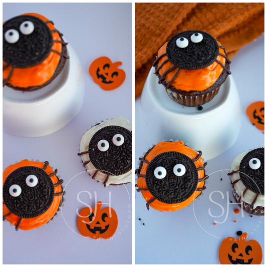 Creepy Crawly Arachnid Cupcakes - set 2 of 3