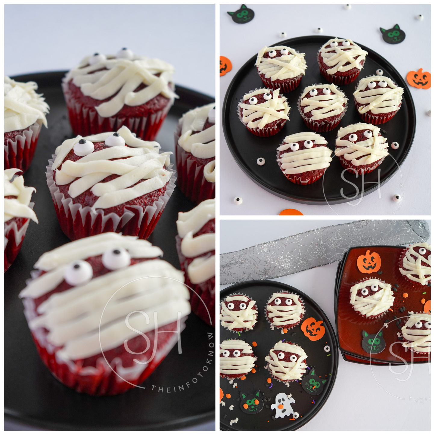 Spooky Mummy Delight Cupcakes - set 4 of 5