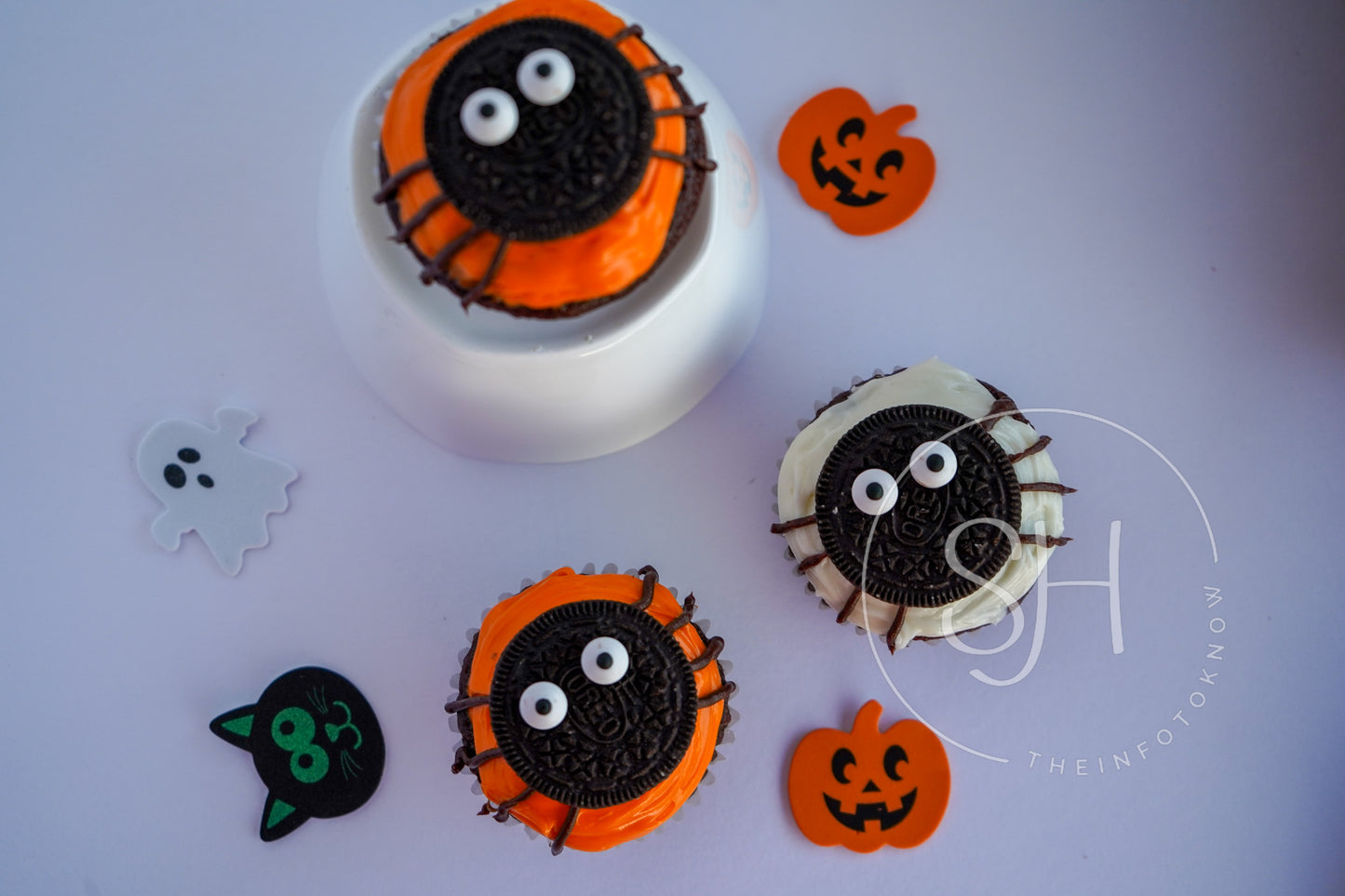 Creepy Crawly Arachnid Cupcakes - set 2 of 3