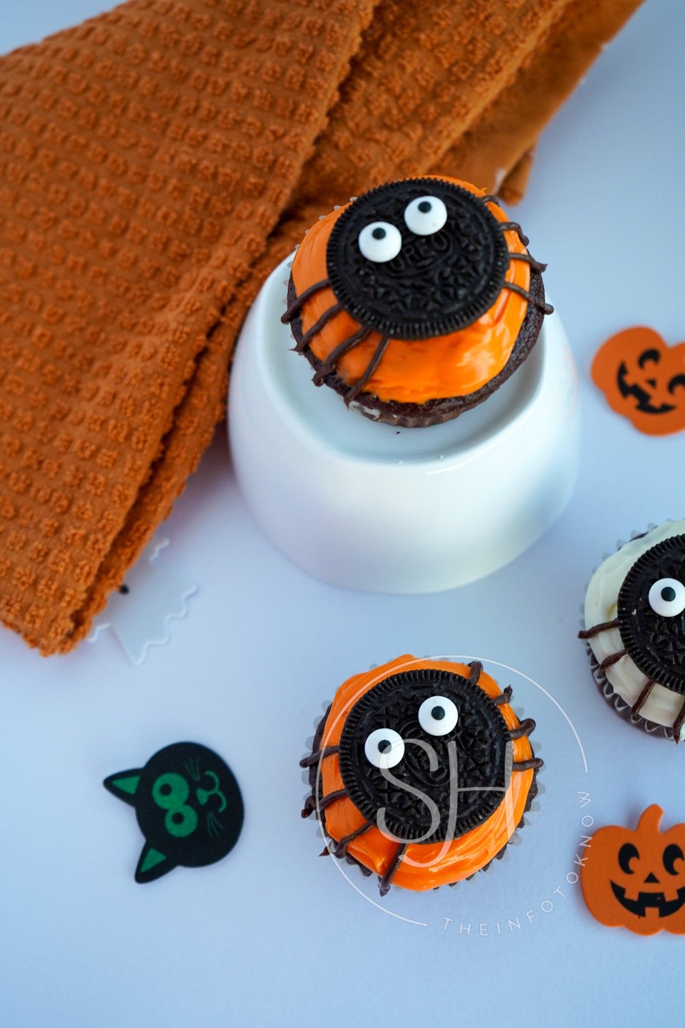 Creepy Crawly Arachnid Cupcakes - set 2 of 3