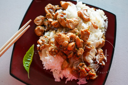 Spicy Thai Basil Chicken - set 3 of 3