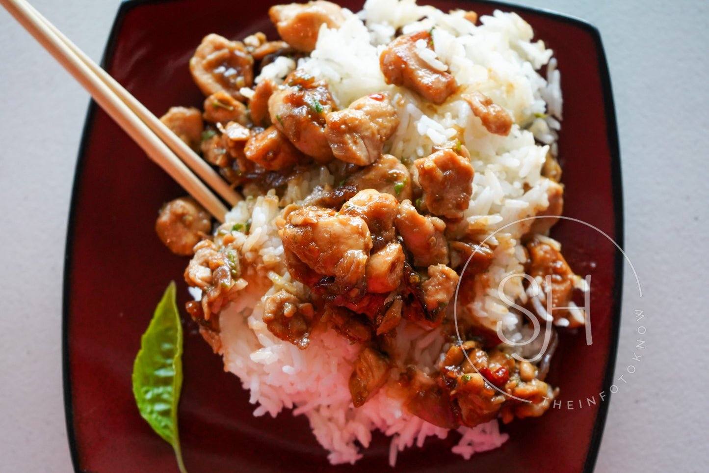 Spicy Thai Basil Chicken - set 3 of 3