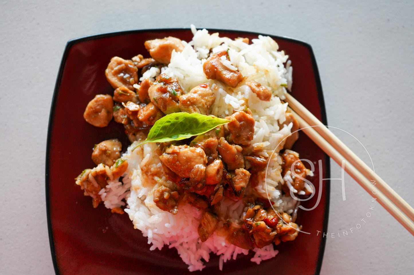 Spicy Thai Basil Chicken - set 3 of 3