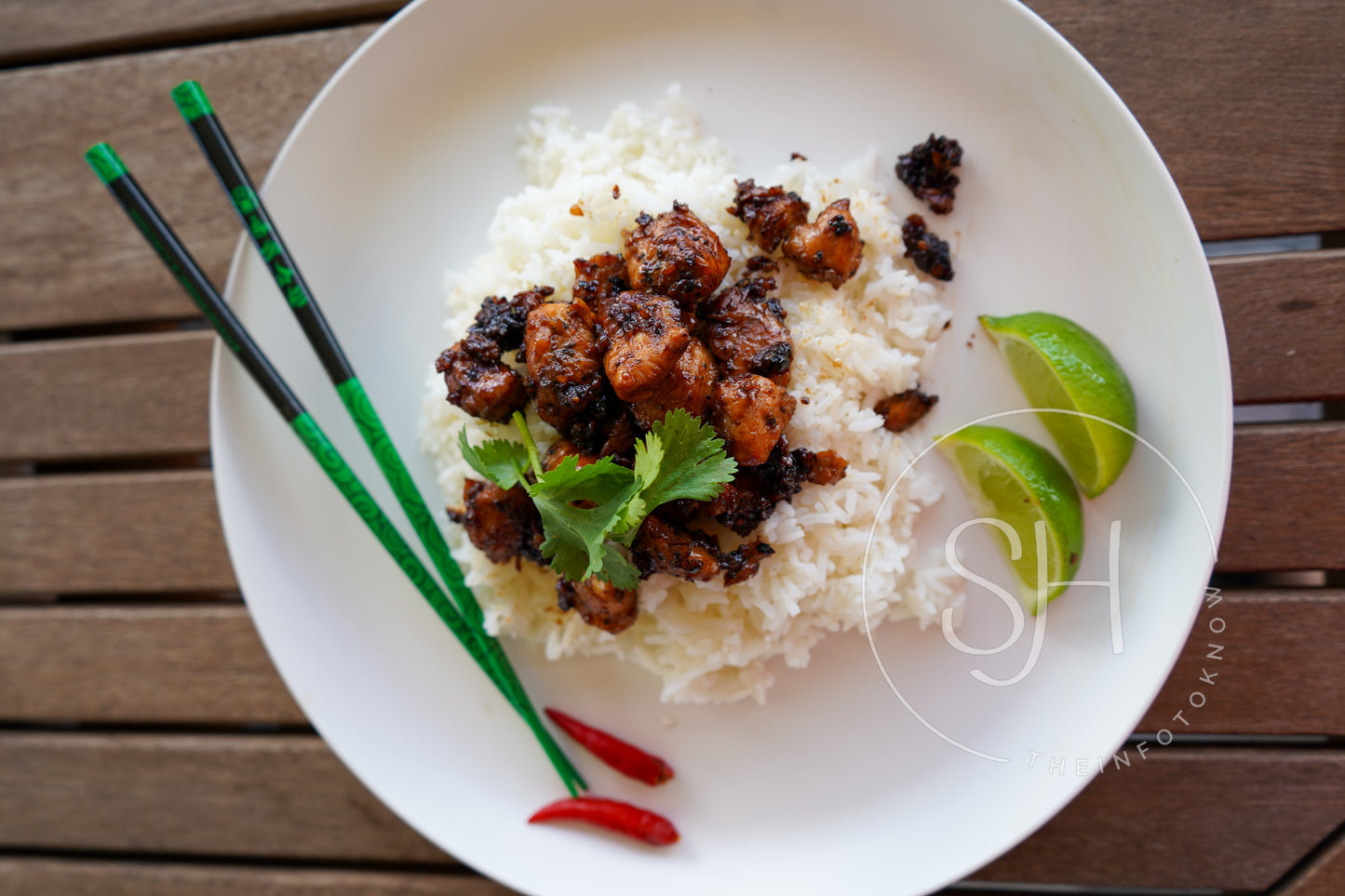 Easy Thai Garlic Chicken - set 3 of 3